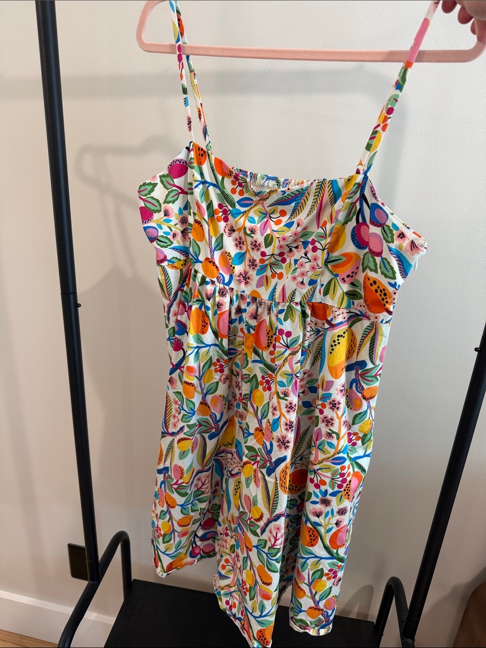 Hutch White Multicolor Fruit & Floral Romper